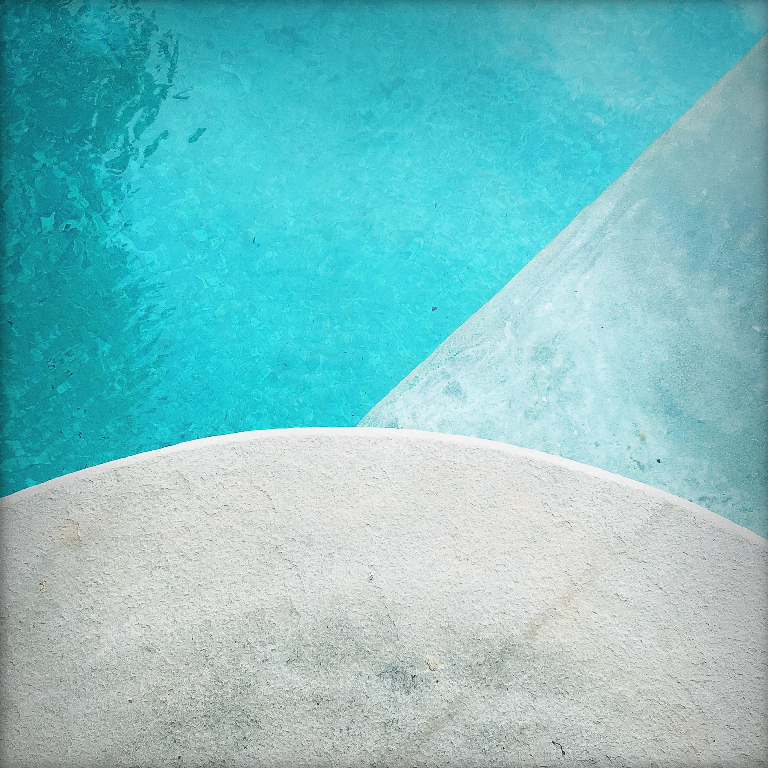 "Pool Step Series II, " Contemporary Photography, 30" x 30"