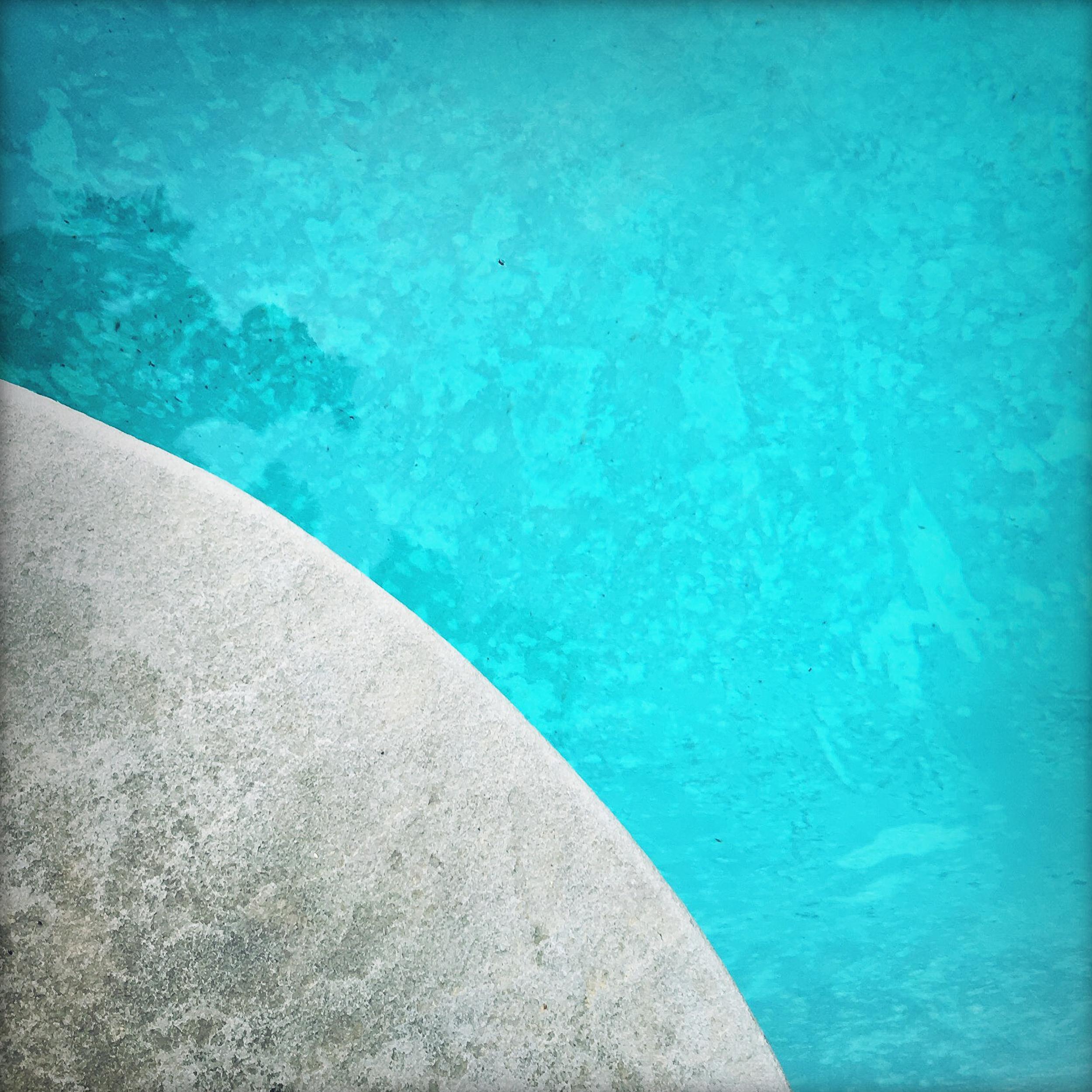 "Pool Step Series V," Contemporary Photograph, 40" x 40"