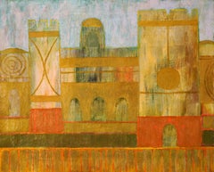 Head House, American Modernist Painting by Female American Artist, 1960s