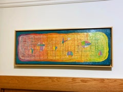 Portrait of an Artist, Geometric Abstraction by Female Modernist Painter