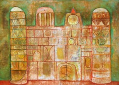 Salutations, Architectural Abstract Scene, Cultural and Spiritual Commentary