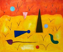 Transformation, Spiritual and Abstract Landscape by Female Modernist