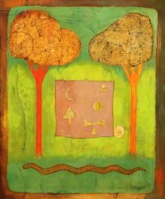 Trees and Snake, Spiritual and Cultural Commentary, Southwestern Art 