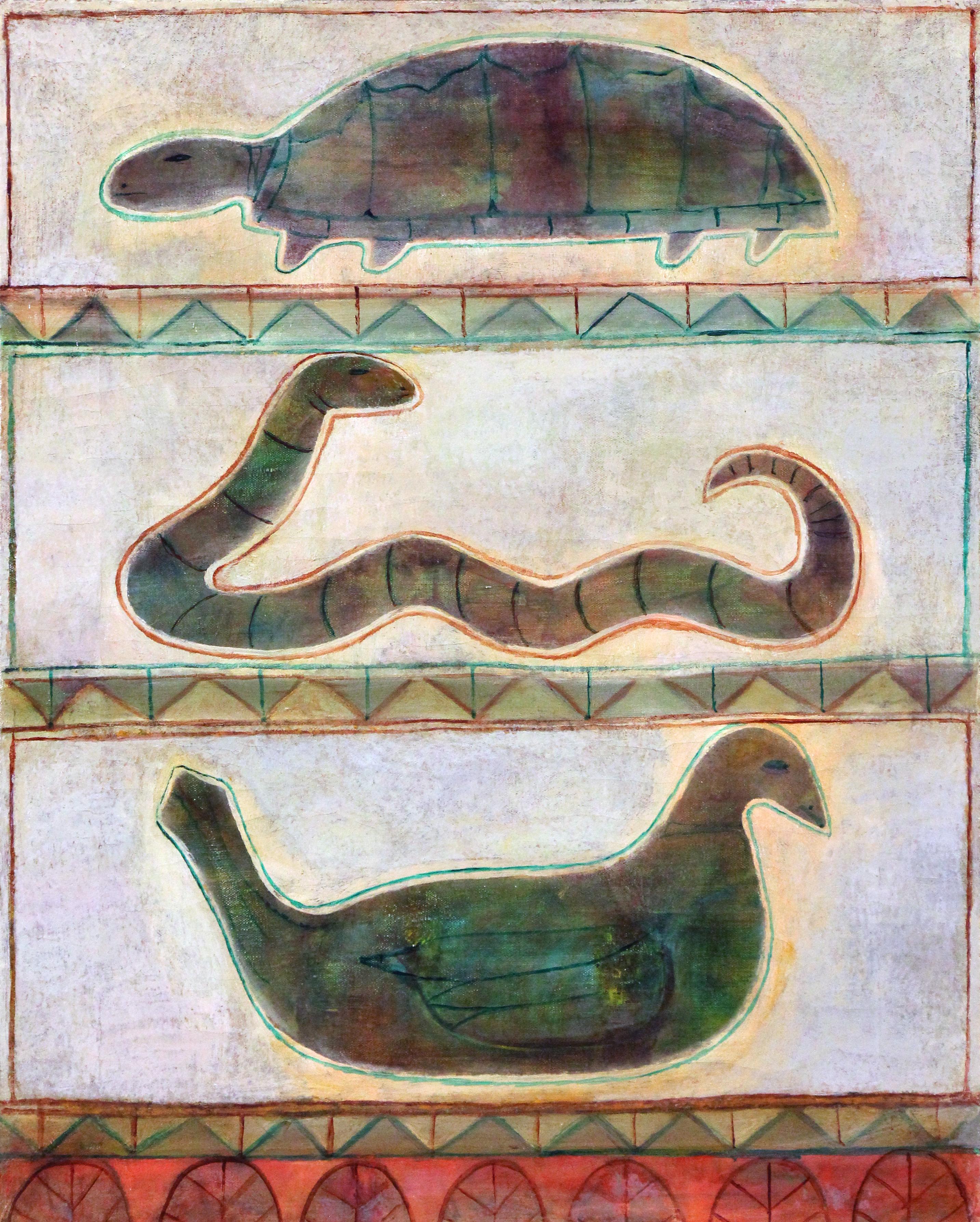 Turtle, Snake, and Dove, Spiritual and Cultural Commentary, Southwestern Art 