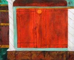 Untitled (Red Door), Abstraction by American Female Modernist 