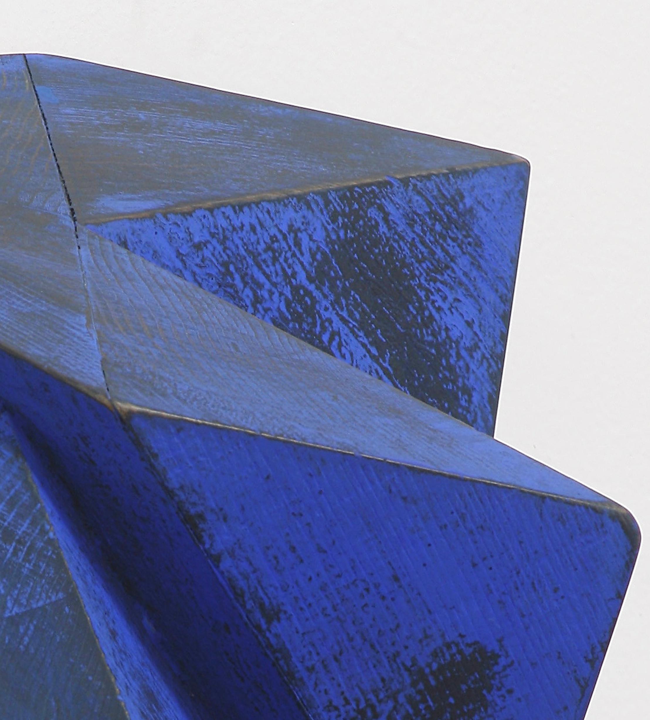 Blue Flap - Sculpture by Peter Millett