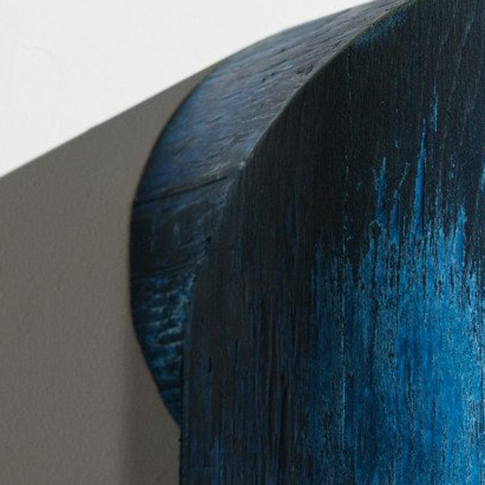Blaue Anmerkung (Grau), Abstract Sculpture, von Peter Millett