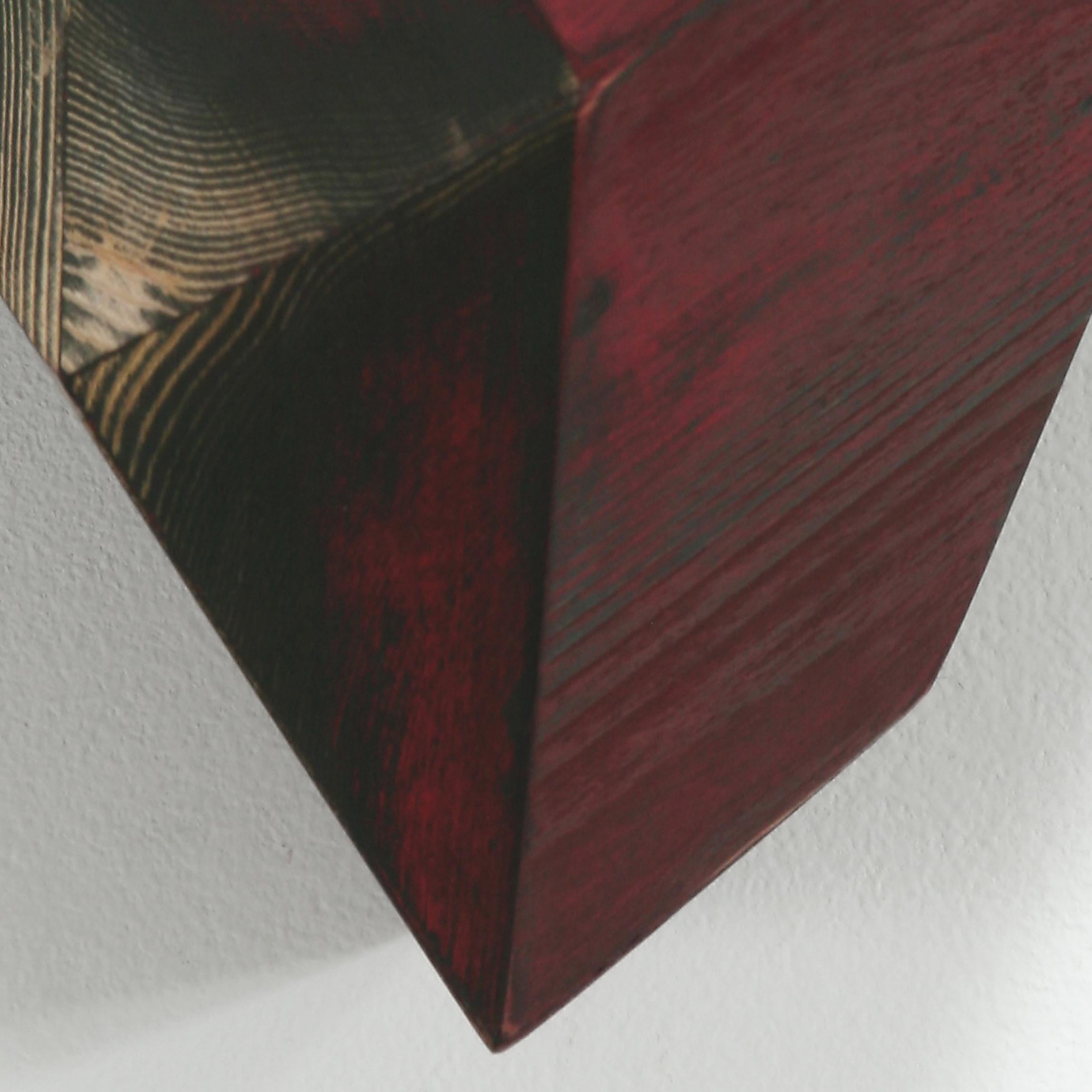 e bouton rouge - Sculpture de Peter Millett