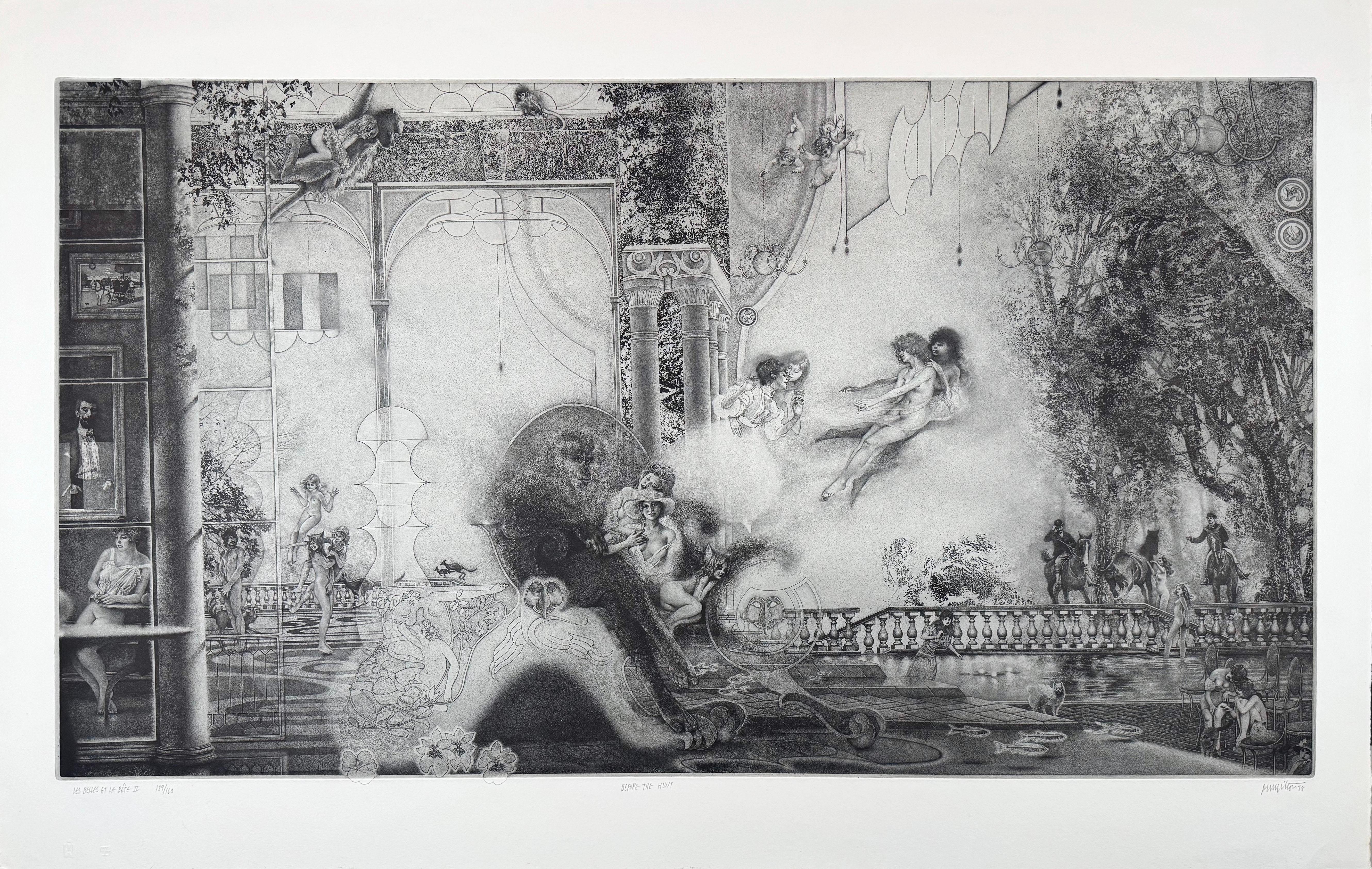 Les Belles et la Betes II: Before The Hunt, by Peter Milton For Sale 1