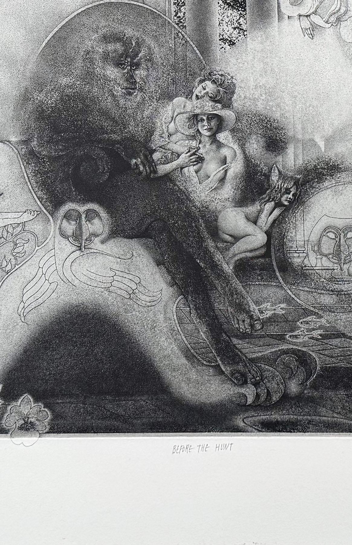 Les Belles et la Betes II: Before The Hunt, by Peter Milton For Sale 3