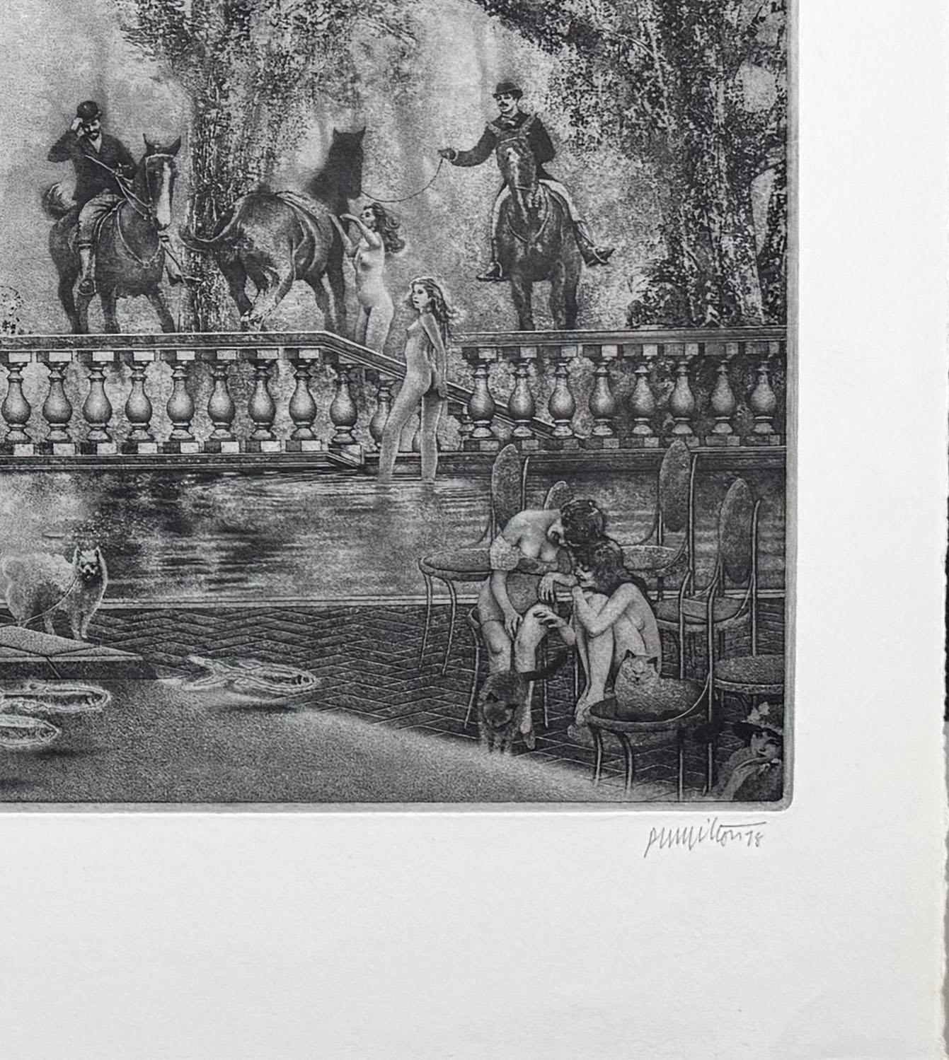 Les Belles et la Betes II: Before The Hunt, by Peter Milton For Sale 4