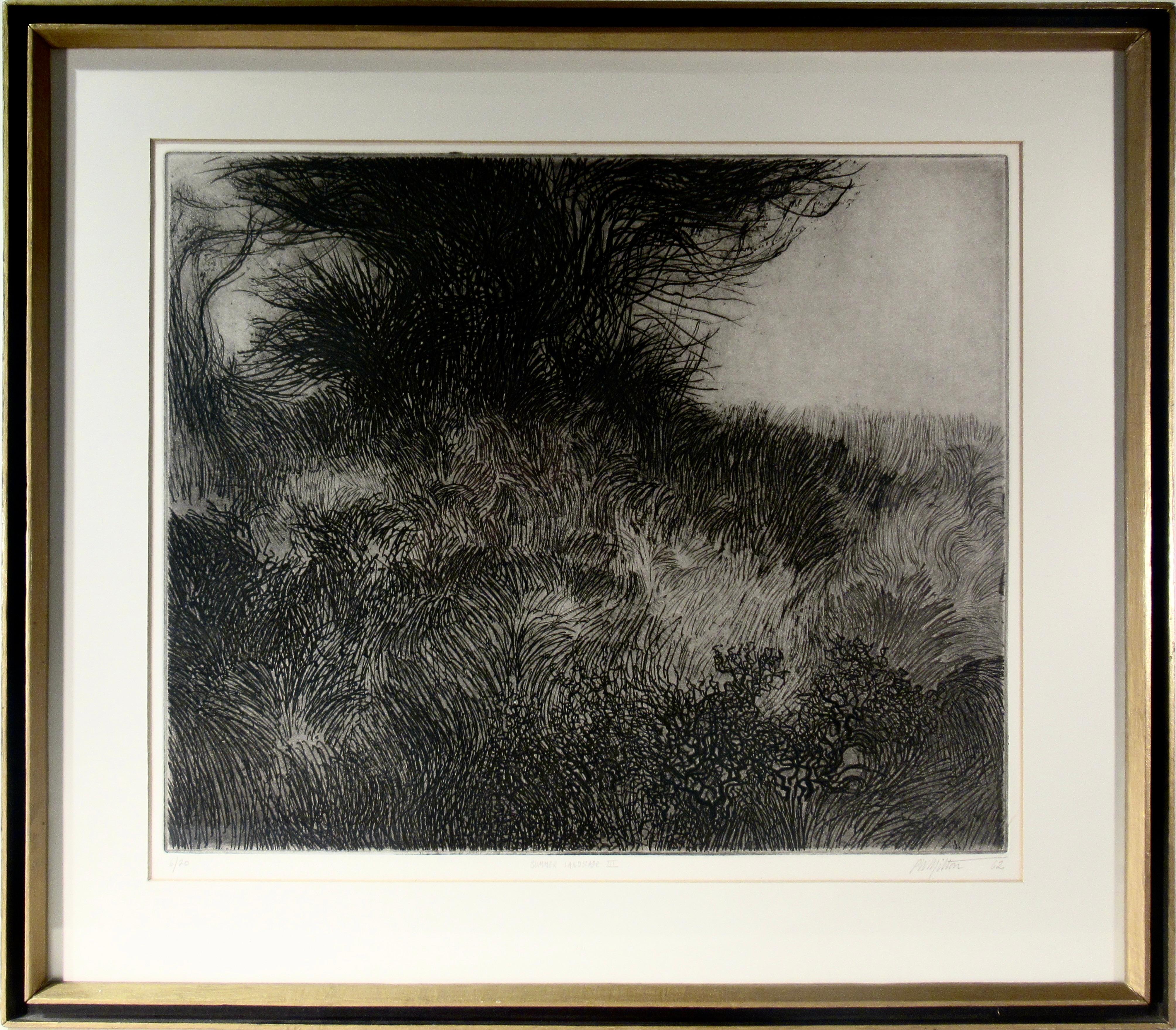 Landscape Print di Peter Milton - Paesaggio estivo III