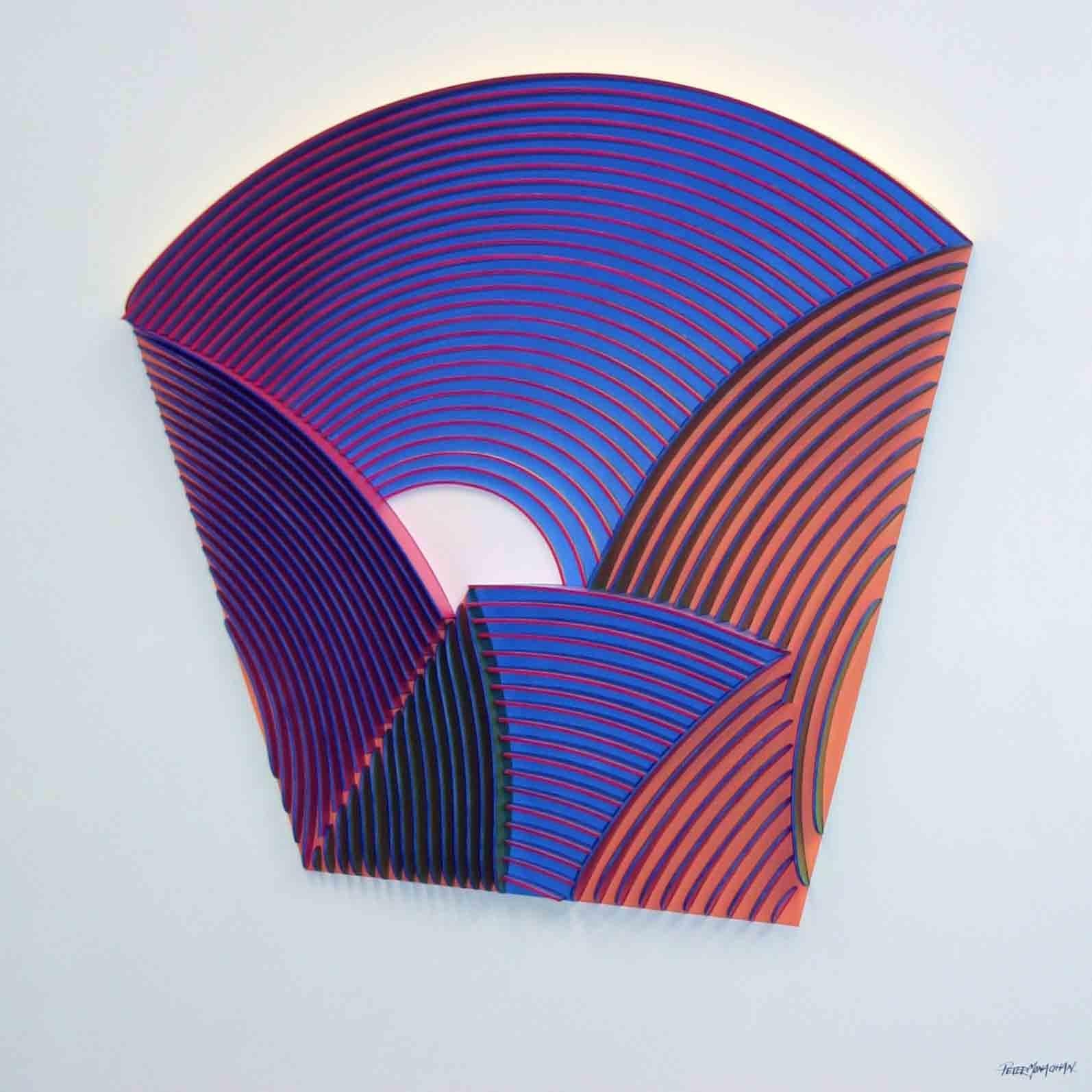 Fold C - Mixed Media Art by Peter Monaghan