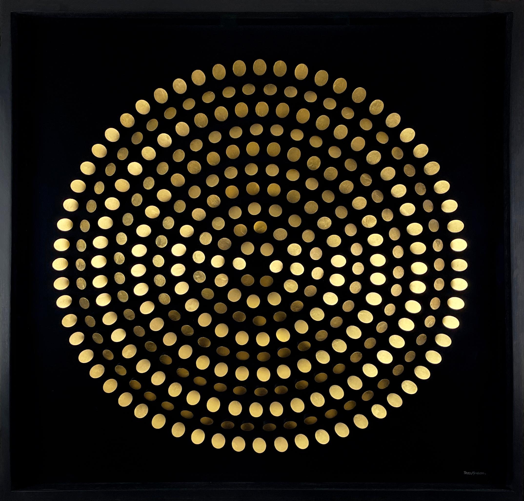 Golden Rotations - Contemporary Mixed Media Art by Peter Monaghan