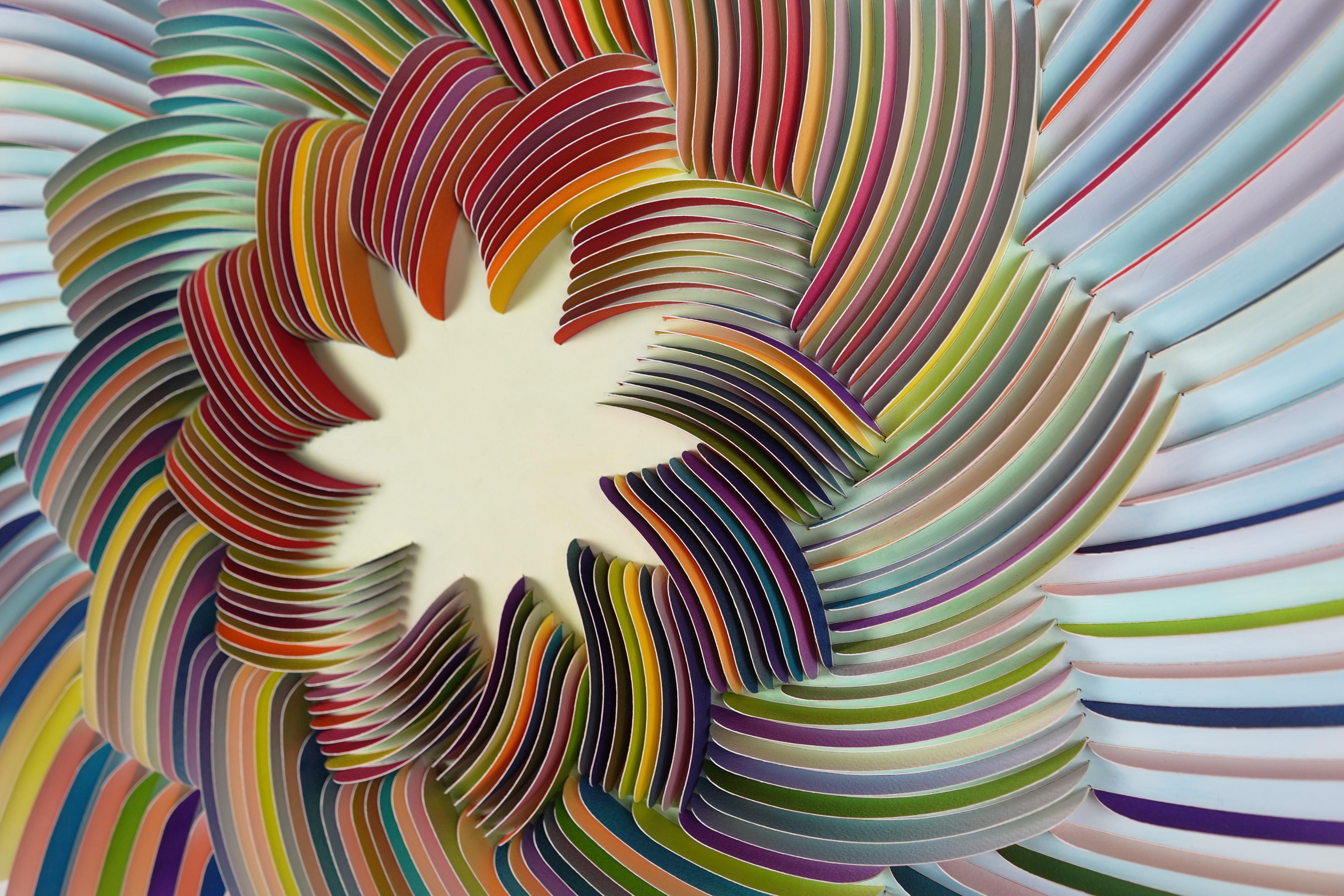Pastel Floret
Mixed Media
100 x 100 cm
39 3/8 x 39 3/8 in

Award winning artist Peter Monaghan was born in Ireland in 1955 and studied at the National College of Art and Design in the mid 1970s. Monaghan then joined Dara O’Lochlainn’s pioneering