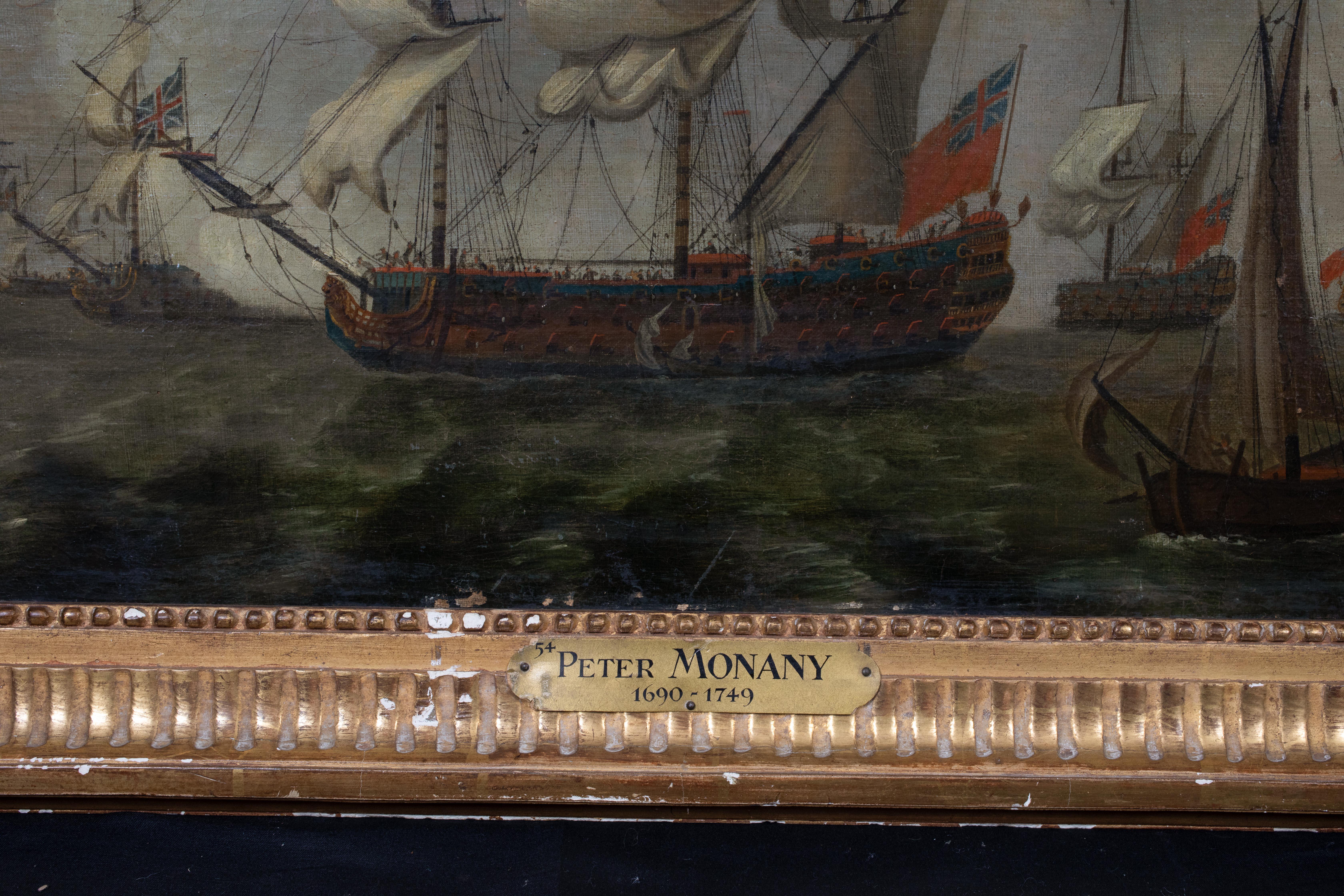 Avvicinamento alla battaglia di Capo Finisterre 1747 

di PETER MONAMY (1681-1749)

Scena di grandi dimensioni della Royal Navy britannica del XVIII secolo sull'avvicinamento alla battaglia di Capo Finisterre, 1747, olio su tela di Peter Monamy.