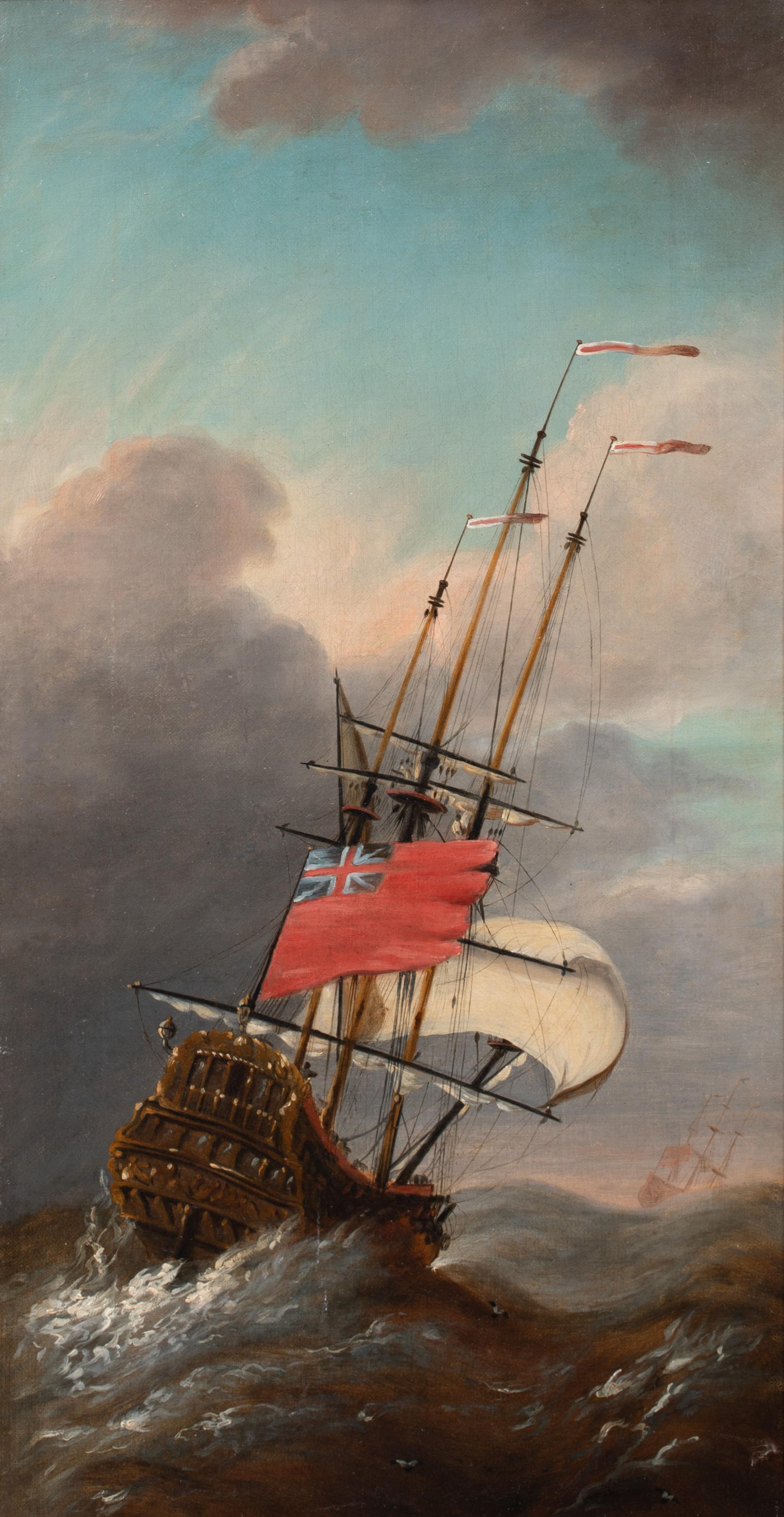 Nave da guerra in tempesta, XVIII secolo

attribuito a Peter Monamy (inglese, 1681-1749)

Uno di una coppia



Uomo di guerra britannico del XVIII secolo che naviga in una tempesta, olio su tela. Eccellente qualità e condizione, uno dei due