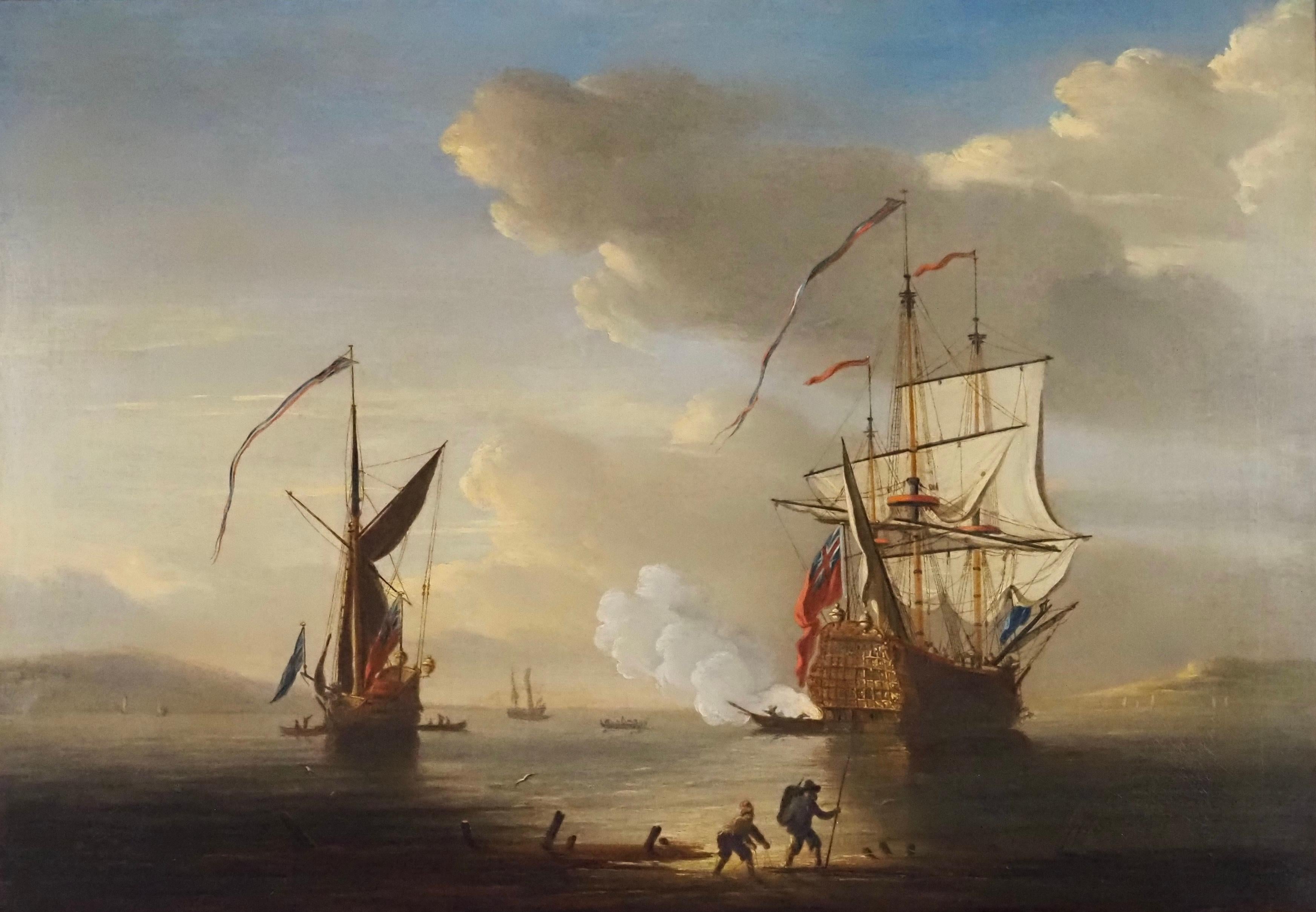 La pistola della sera - Painting Antichi maestri di Peter Monamy