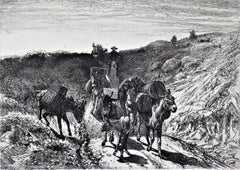 A Burro Train, New Mexico