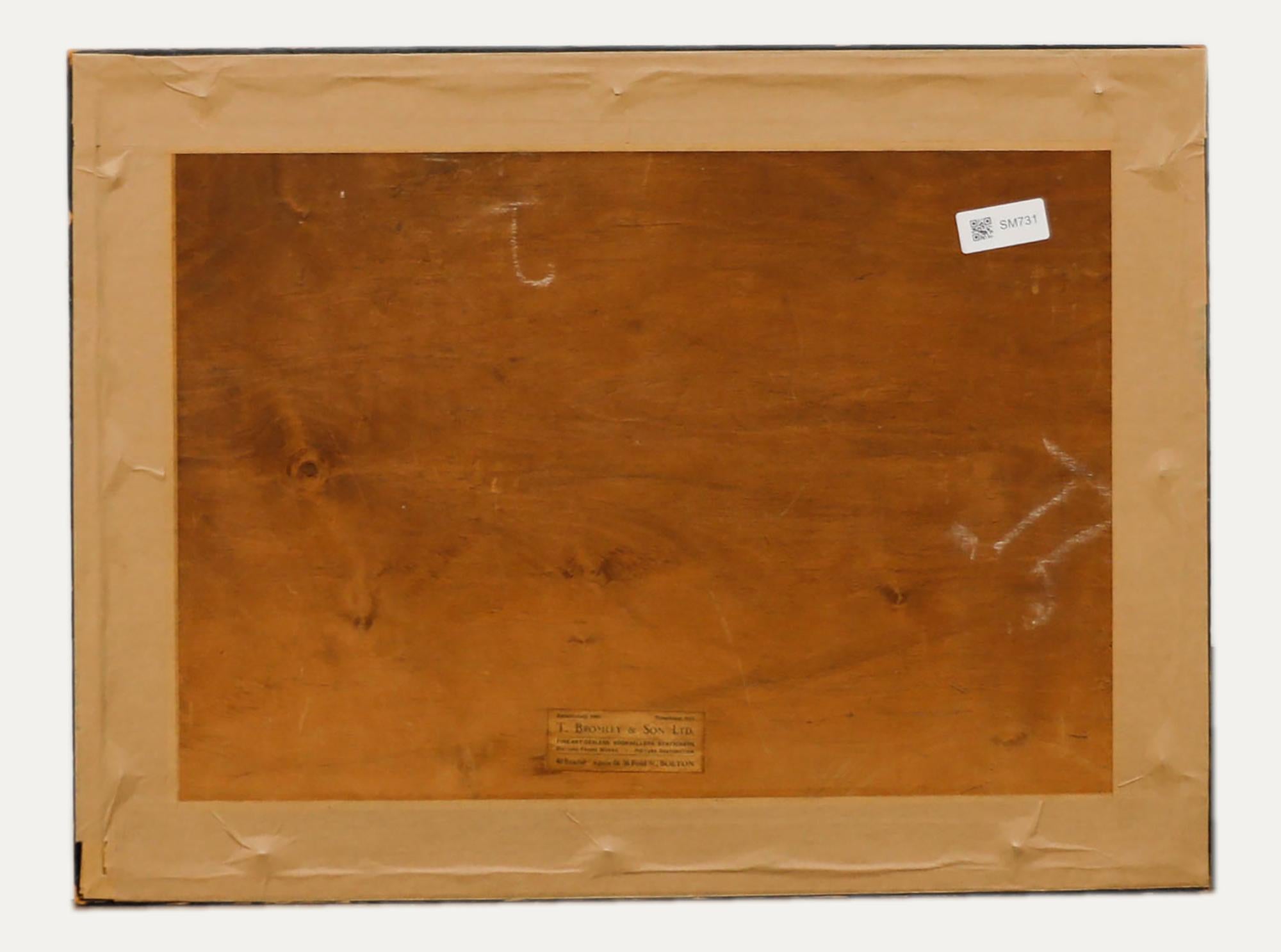 Peter Moran (1841-1914) - Framed Etching, On the Road to Santa Fe For Sale 2
