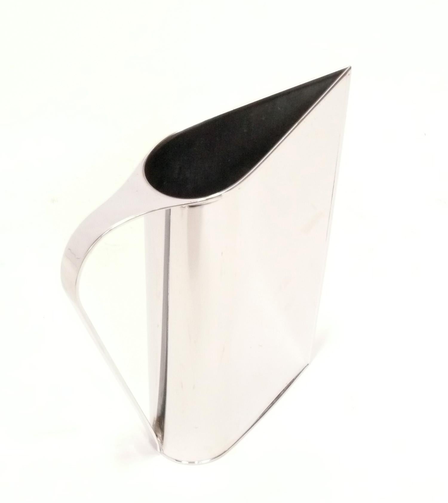 Plated Peter Muller Munk Art Deco Normandie Pitcher for Revere circa 1930s