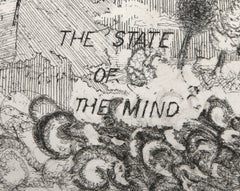 State of Mind, Konzeptuelle Radierung von Peter Nadin