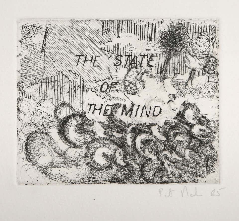 State of Mind, Conceptual Etching by Peter Nadin