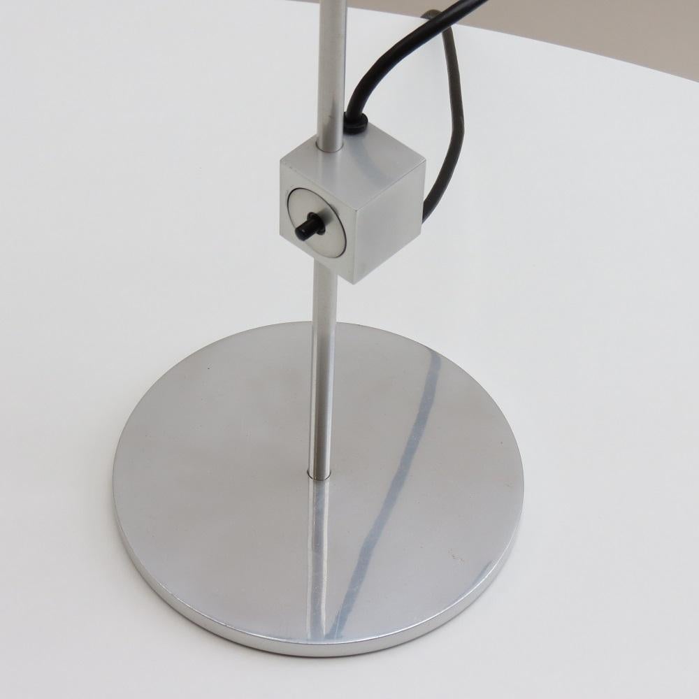 Machine-Made Peter Nelson Aluminium Single Spot Desk Lamp Early 1960s 3 available For Sale