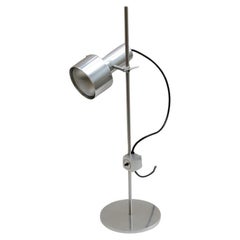 Lampe de bureau simple en aluminium Peter Nelson, début des années 1960, 3 pièces disponibles