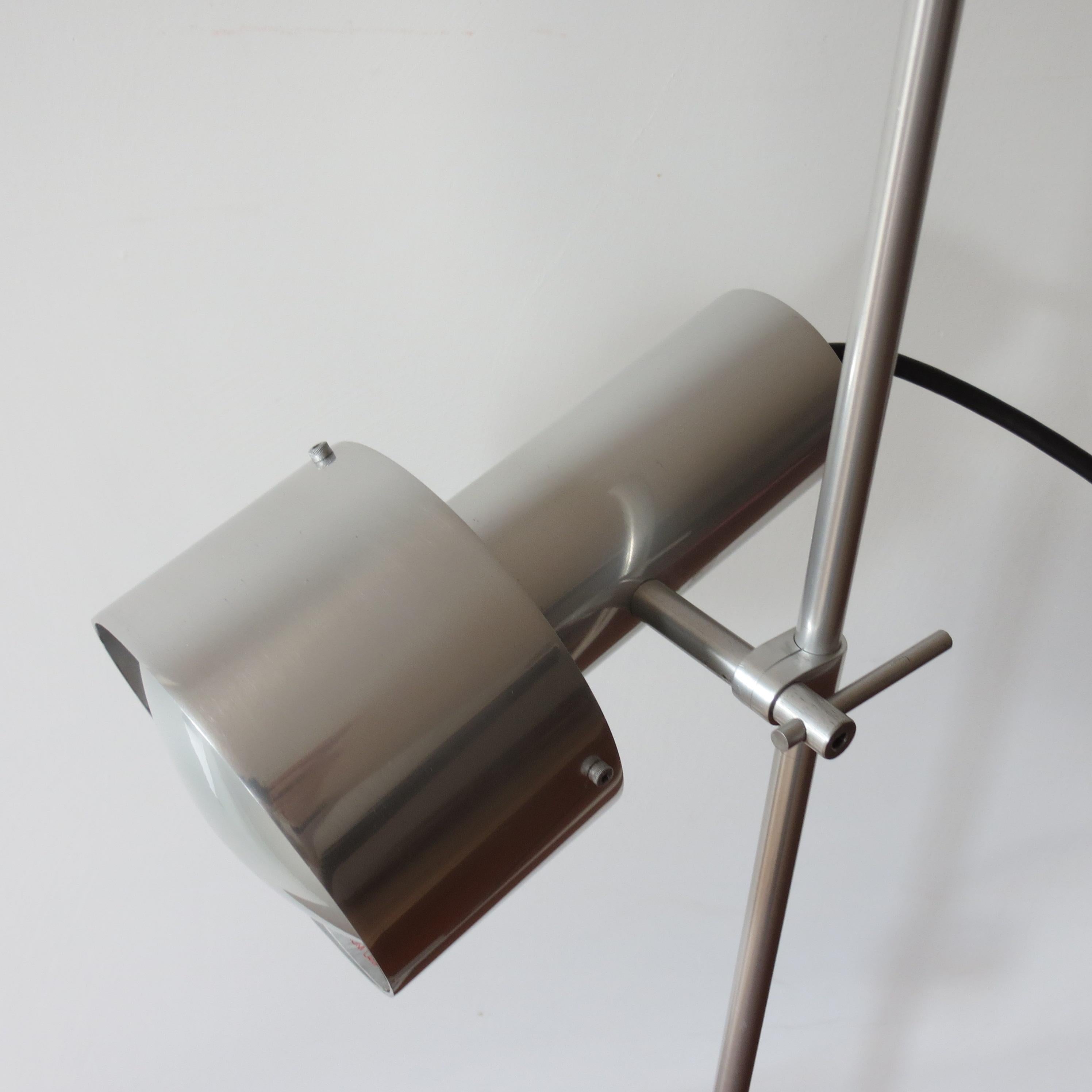 Peter Nelson Aluminium Single Spot Desk Lamp Early 1960s 3 available 4