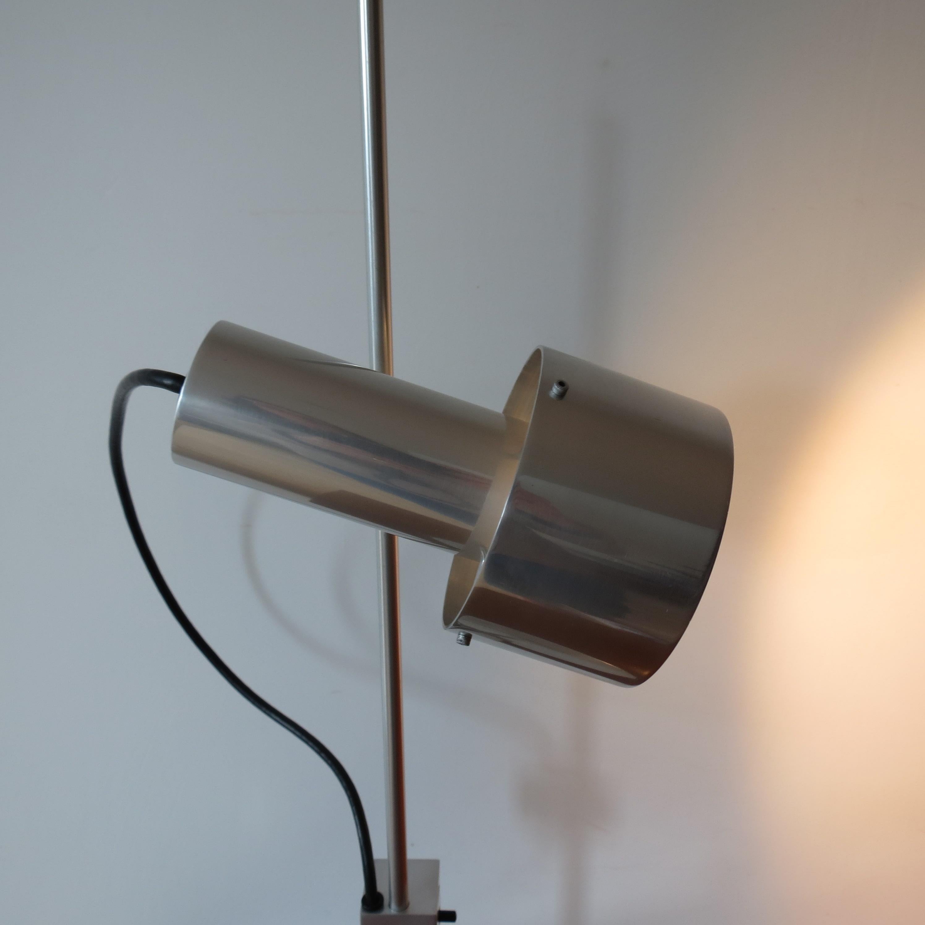 Peter Nelson Aluminium Single Spot Desk Lamp Early 1960s 3 available In Good Condition In Stow on the Wold, GB
