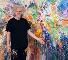 Fantastica giornata estiva XXXL 1, Pittura, Acrilico su tela