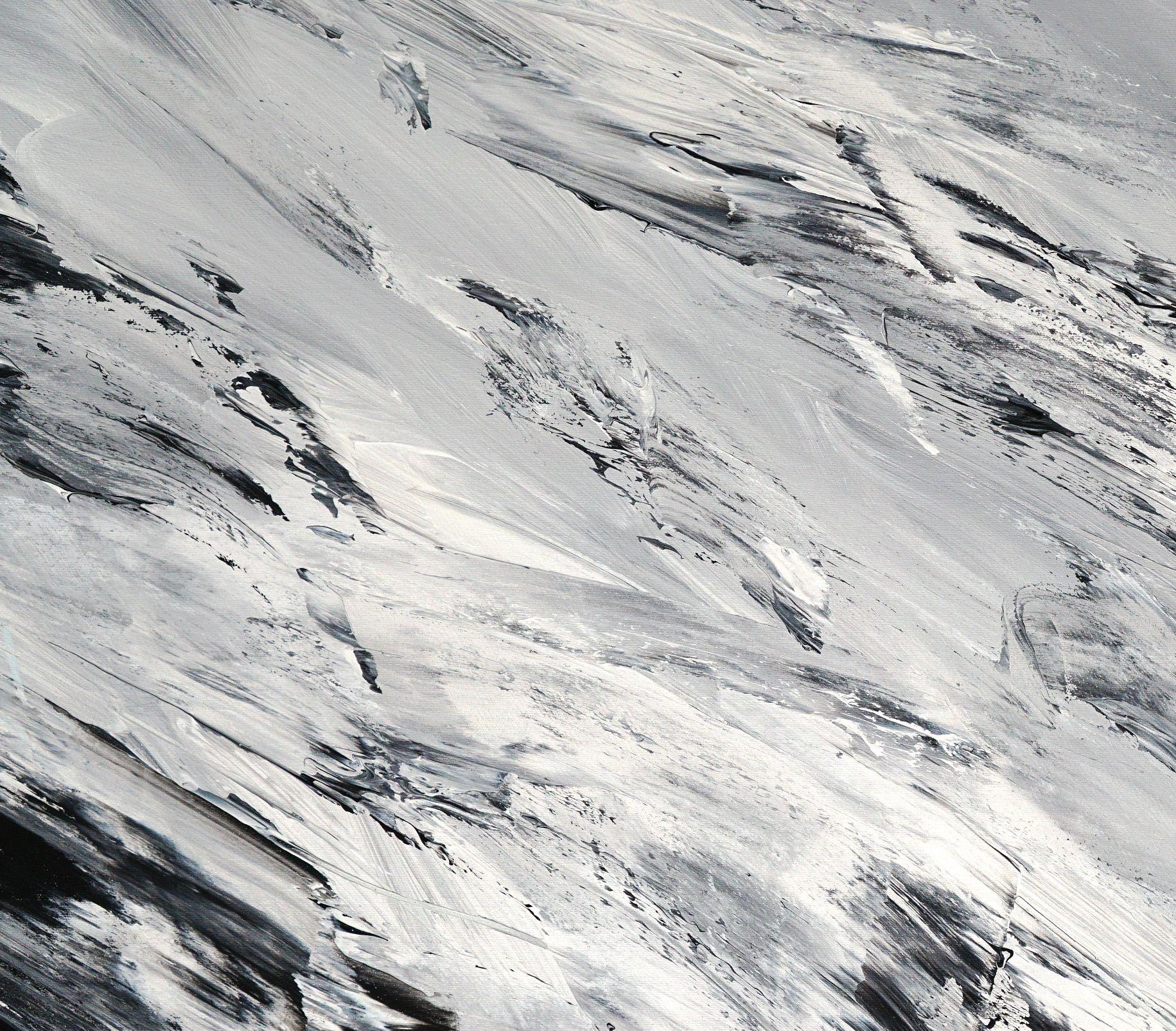 Black And White Energy XXL 1, Painting, Acrylic on Canvas For Sale 1