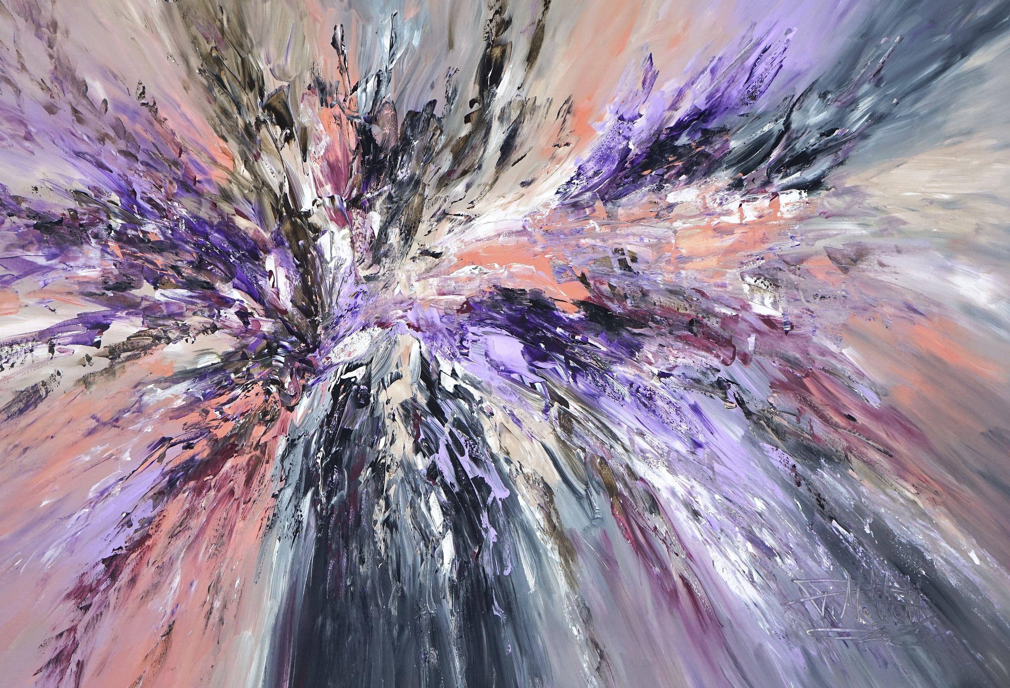Abstract Painting di Peter Nottrott - Incantevole sogno ad occhi aperti XL 2, Pittura, Acrilico su tela