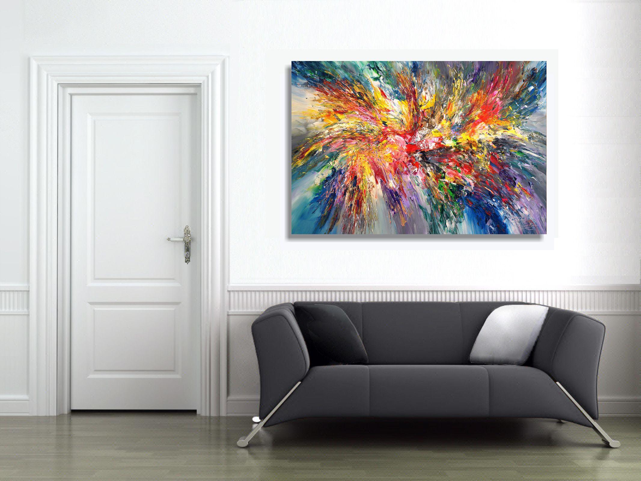 Energy Burst XL 2, Painting, Acrylic on Canvas 1