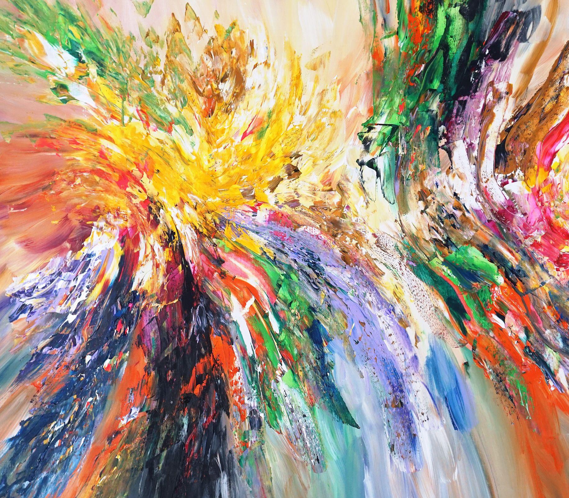 High Attraction XL 1, Painting, Acrylic on Canvas For Sale 1