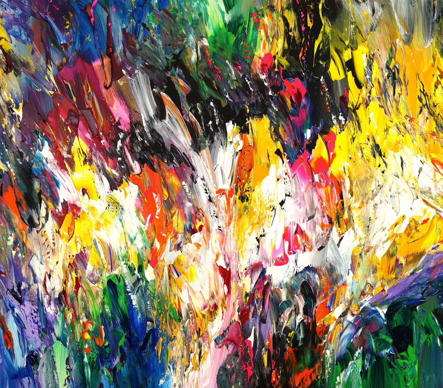 Uno di questi giorni XL 2, Pittura, Acrilico su tela - Painting Astratto di Peter Nottrott