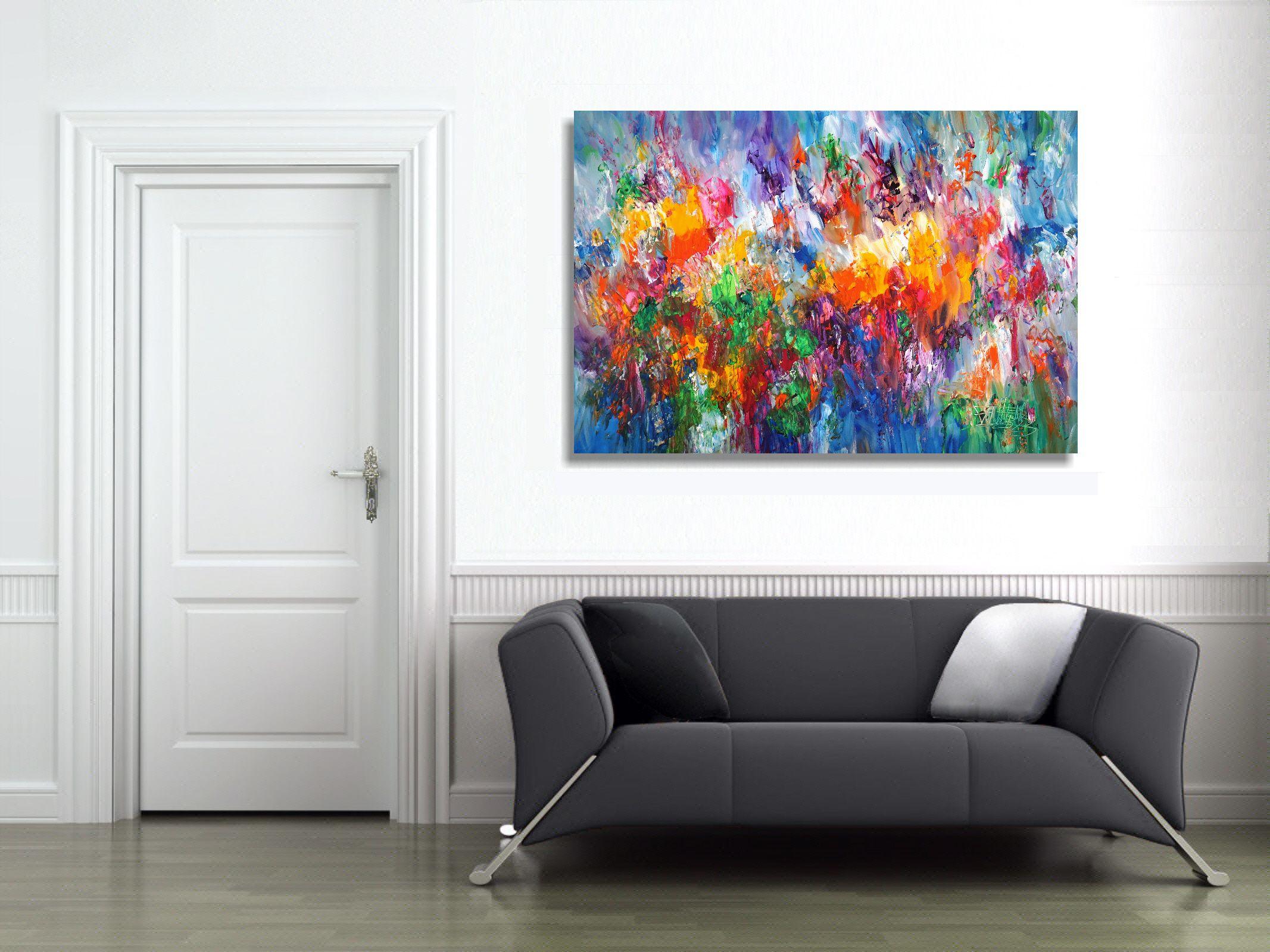Perfect Summer Feelings XL 1, Gemälde, Acryl auf Leinwand (Abstrakter Expressionismus), Painting, von Peter Nottrott