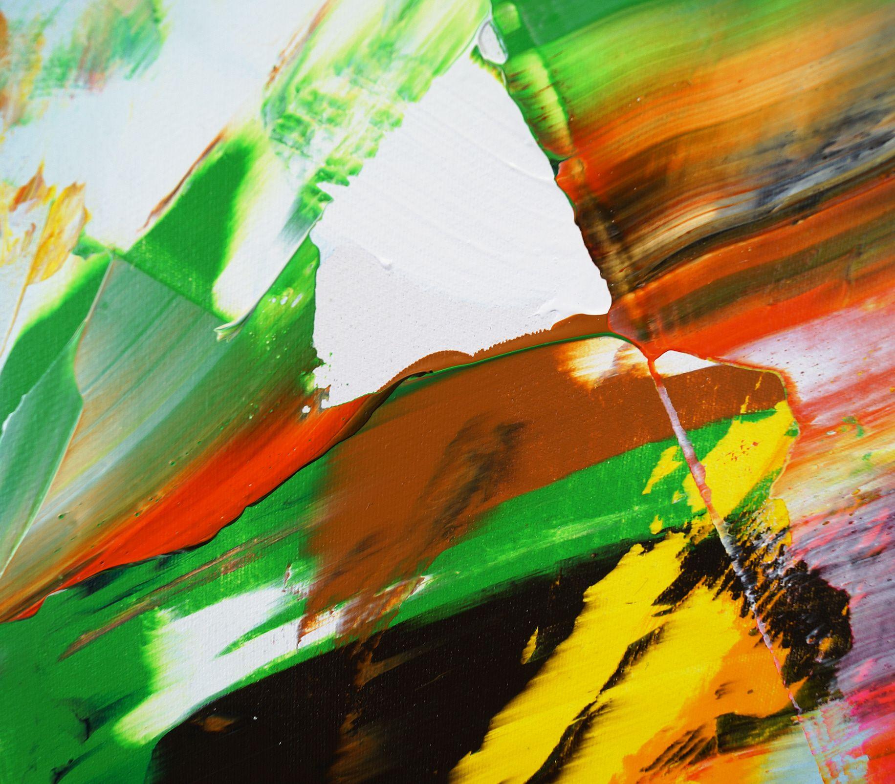 Abstraction vibrante XL 1, peinture, acrylique sur toile en vente 1