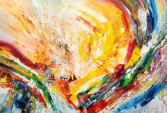 Peinture « Vibrant Energy XL 1 », acrylique sur toile