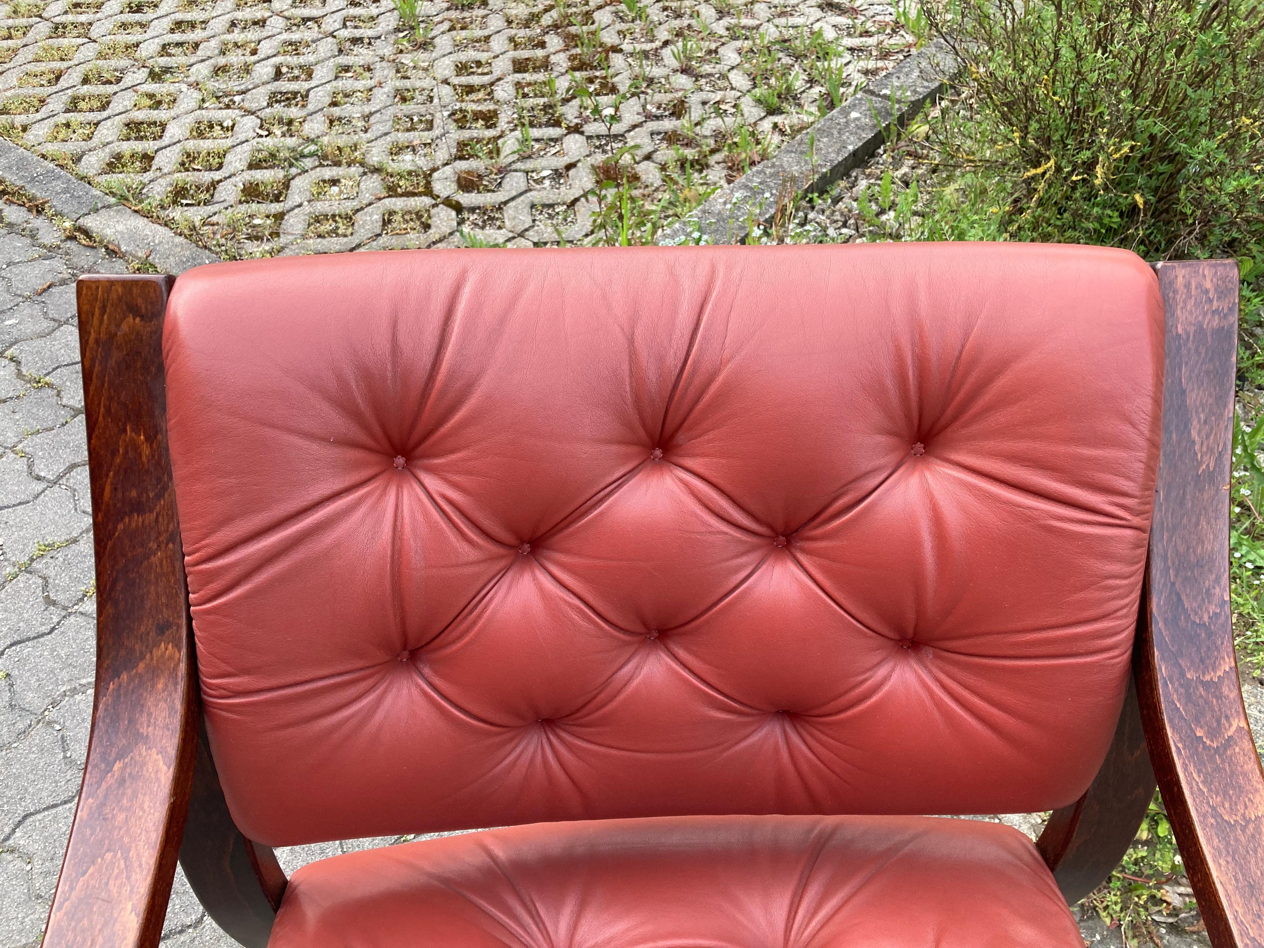 Chaise longue Polo modèle Peter Opsvik Stokke Varier rouge strass en vente 4