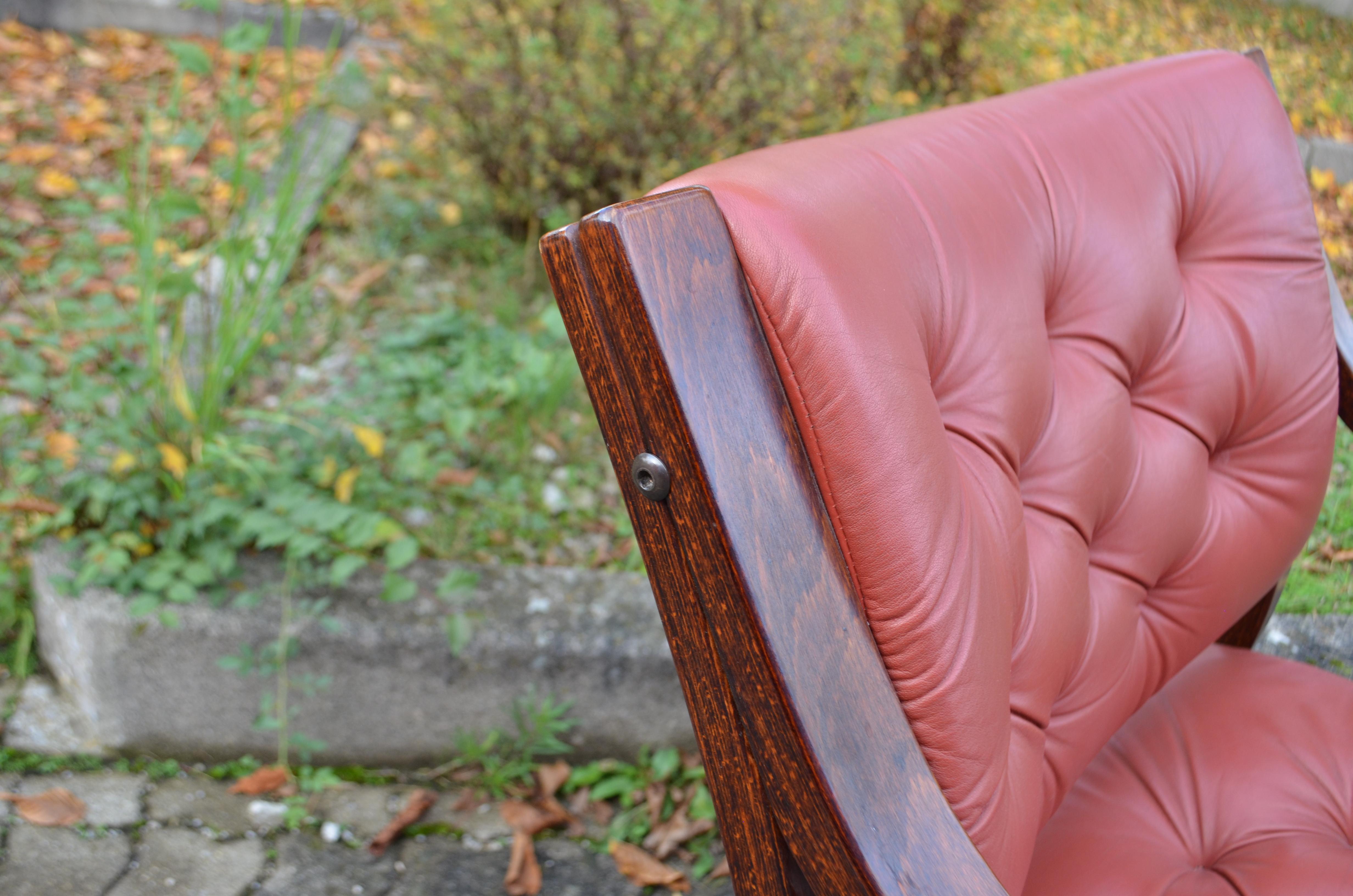 Chaise longue Polo modèle Peter Opsvik Stokke Varier rouge strass en vente 7
