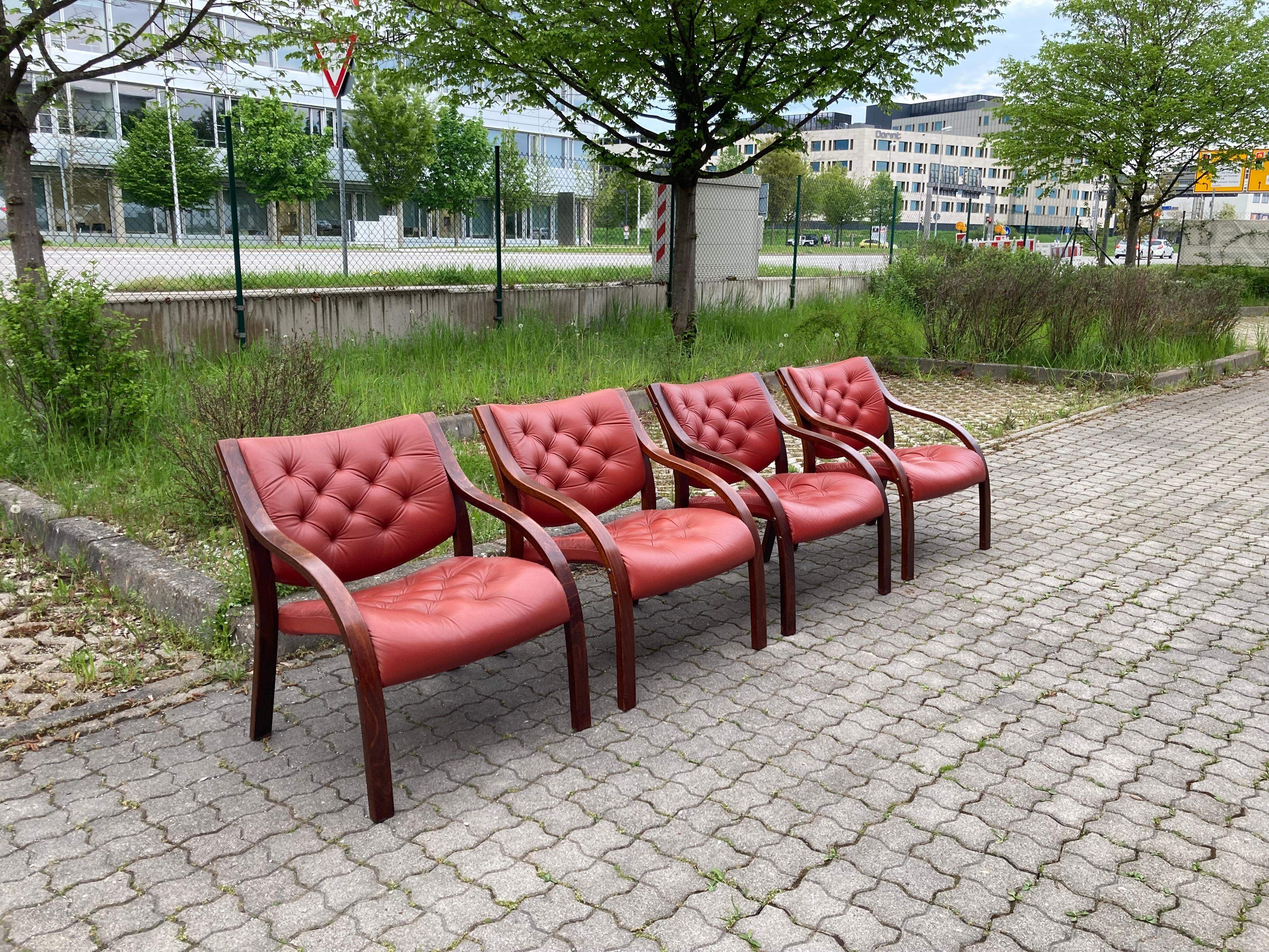 Chaise longue Polo modèle Peter Opsvik Stokke Varier rouge strass en vente 9