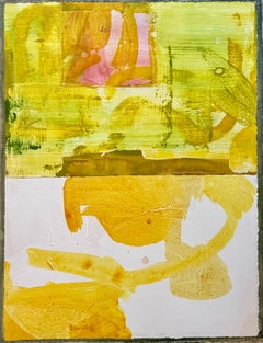 «Sin título 8», collage con papel pintado antiguo, técnica mixta abstracta, década de 2000