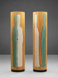 Peter Opsvik Paire d'armoires uniques en érable