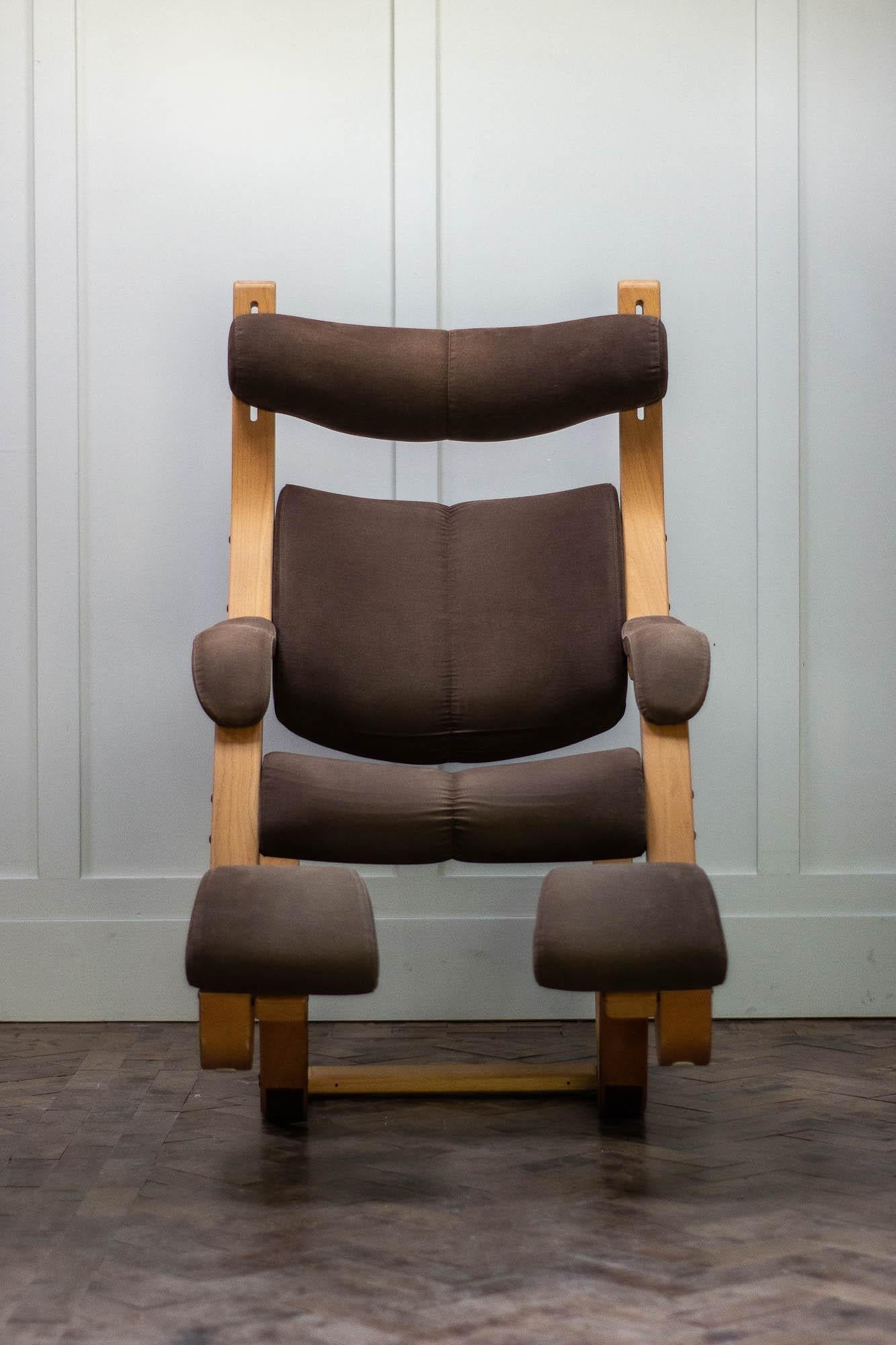 Late 20th Century Peter Opsvik Recliner Chair for Stokke