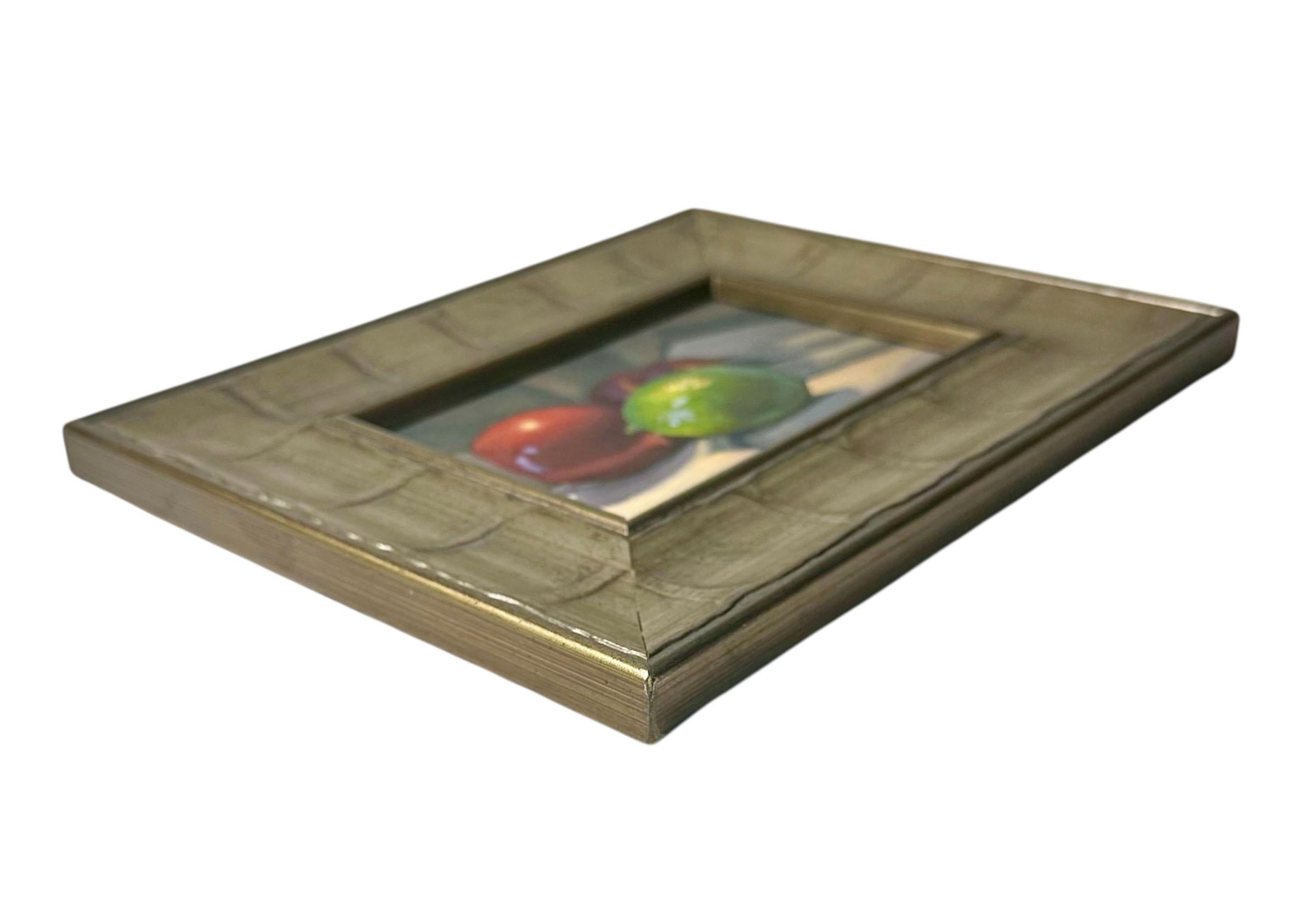 Peter Orrock Still Life Oil Painting in Gilt Frame en Bueno estado para la venta en Tampa, FL