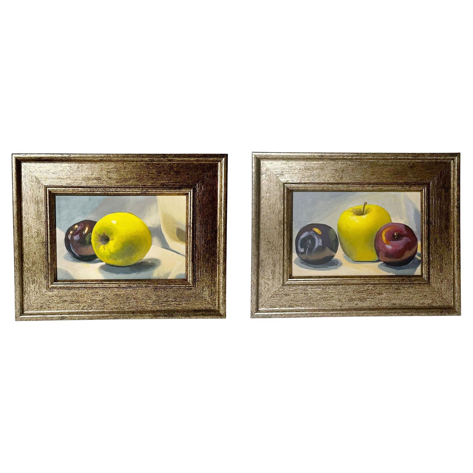 Peter Orrock Still Life Oil Paintings in Gold Frames