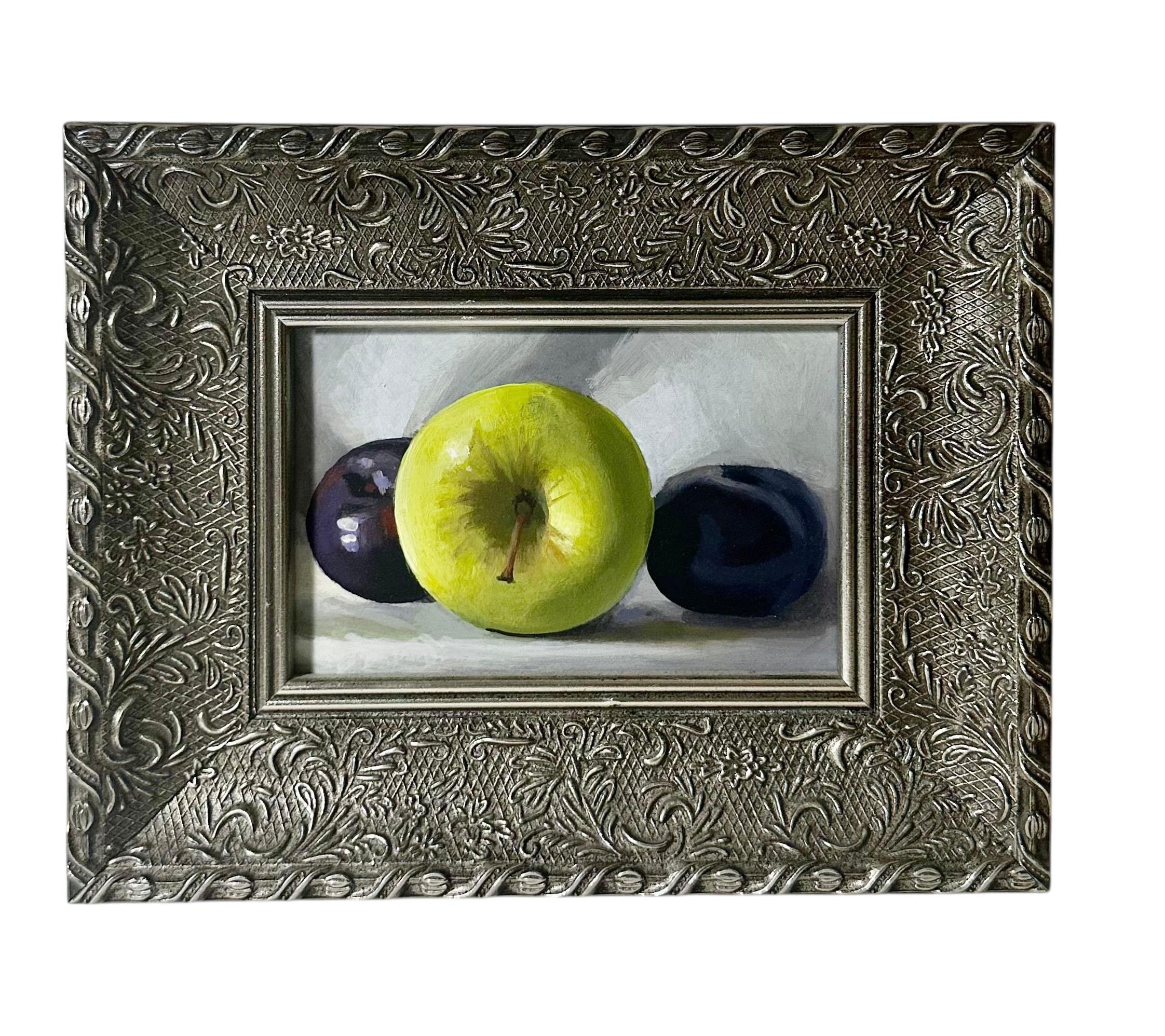 A sophisticated pair of still life paintings by listed artist Peter Orrock, each set in a sleek silver frame that brings a fresh, contemporary balance to the timeless subject matter. The pairing offers a graceful sense of symmetry and quiet luxury