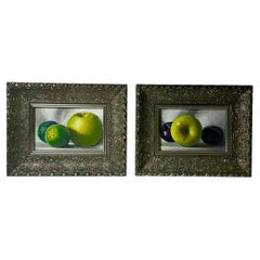 Peter Orrock Stillife Painting In Silver Frames